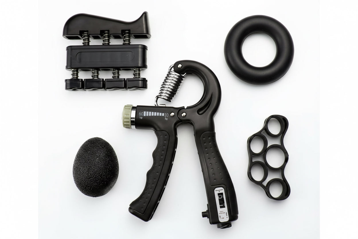 Gym Fitness Adjustable Count Hand Grip Set